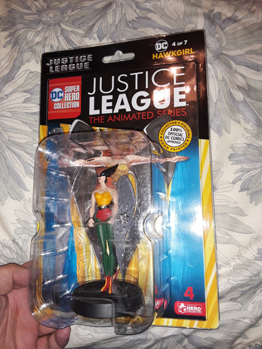 Eaglemoss Dc comics Justice League the Animated Series Hawkgirl figurine and Limited edition Magazine