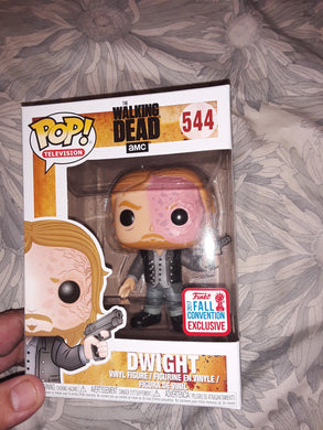 Funko pop The Walking dead Dwight Burnt face NYCC Exclusive