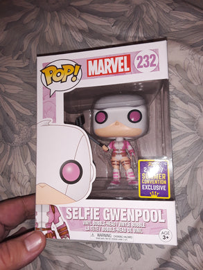 Funko pop Marvel Gwenpool Selfie Sdcc Exclusive