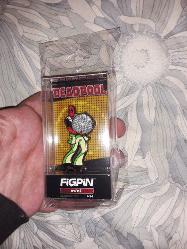 Marvel Deadpool 1970's enamel pin
